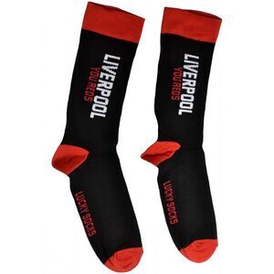 Liverpool FC Childrens/Kids You Reds Socks / Black/Red